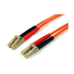 StarTech 50FIBLCLC3 3m Multimode 50/125 Duplex Fibre Patch Cable LC - LC