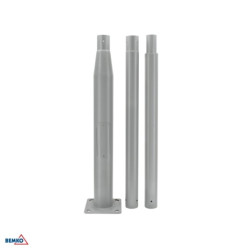 Słup ośw. składany 3m 160x160mm fi60mm szary BEMKO