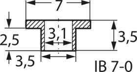Semiconductor insulating bush, IB 7