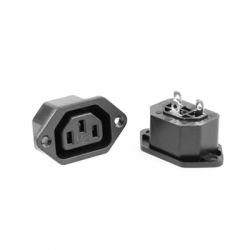 GNIAZDO IEC BX-130A 10A 250V ŻEŃSKIE RoHS