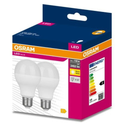 2PAK Żarówka LED E27 A60 19W = 150W 2452lm 2700K Ciepła 200 OSRAM VALUE