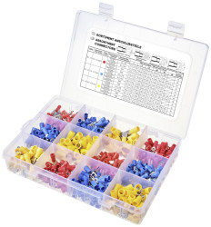 TRU COMPONENTS TC-11894508 Zestaw złączy zaciskanych, 0.5 mm² - 6.0 mm², 520 szt.