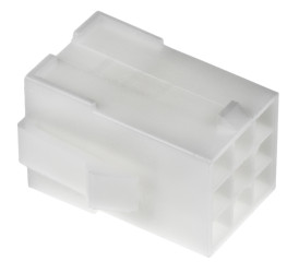 Obudowa złącza 9-pinowe 3-rzędowe raster: 4.2mm TE Connectivity Żeński Mini-Universal MATE-N-LOK Złącze przewód - płytka