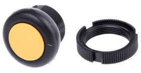 Przycisk, IP69, kolor: Żółty, Schneider Electric, Harmony XAC