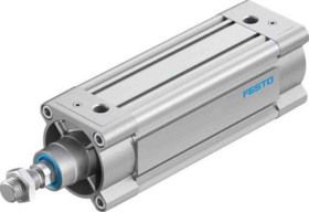 Siłownik pneumatyczny z tłoczyskiem skok: 160mm Festo Ø 80mm dwustronnego działania Action DSBC-80-160-D3-PPVA-N3