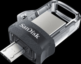 SDDD3-256G-G46 USB stick, USB 3.0 A/micro-B, 256 GB, Ultra Dual Drive