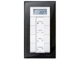 MERTEN M-ELEGANCE szkło ramka 2 podwójna bez poprzeczki onyksowy MTN404803 SCHNEIDER ELECTRIC