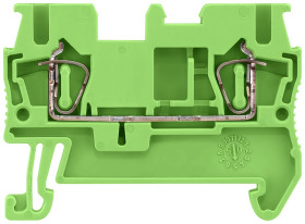 Zacisk do montażu na szynie DIN Siemens poziomy: 1 14AWGsprężynowa 8WH 800 V