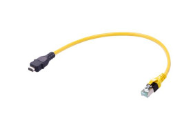 Kabel Ethernet Cat6a długość 1m Z zakończeniem HARTING Poliuretan