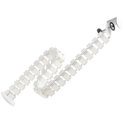 My Wall HZ43WL Cable Bundle Clip White Tool-Free Weighted Base 1piece