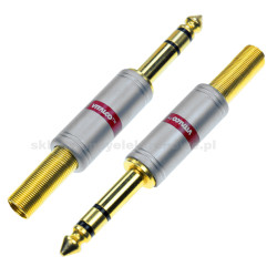 Wtyk JACK 6.3mm stereo Vitalco