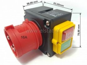 Wył. ekektromag. DZ08-3 16A 400V + wtyk