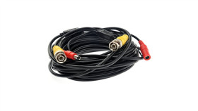 Kabel Przyłącze Cctv Wtyk Bnc+Wtyk Dc / Wtyk Bnc+Gniazdo Dc Bnk30 /1M/
