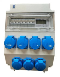 Rozdzielnica elektryczna 7x 230V z bezpiecznikami HAGER / licznik prądu / 3 fazy 95H-2