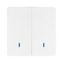 Coolseer RF Wall Switch - bezprzewodowy przycisk ścienny - RF 433MHz - 2-kanałowy - COL-BSW04W
