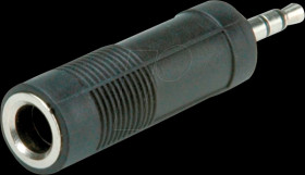 11094443 3,5 mm Klinken Stecker auf 6,35 mm Klinken Buchse