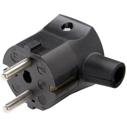 Martin Kaiser 577/sw Safety L-plug Polyamide 250V Black IP20 Reconnectable