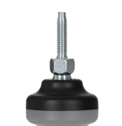 Stopka regulowana M6 średnica 40mm długość gwintu 25mm 500kg 30° RS PRO