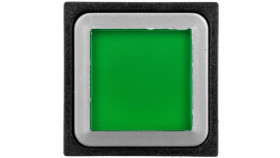 Napęd Przycisku Podświetlanego Kwadratowy Płaski Zielony Q25ltr-Gn 086812