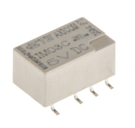 Przekaźnik sygnału, 5V dc, 2 A, DPDT, 2-polowy, montaż SMD, TE Connectivity IM