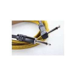Cordial 14778 Jack Instruments Cable Black/Yellow Fabric 7.50 m