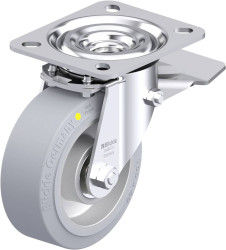 Blickle 917925 L-ALEV 100K-ST-SG-AS Rolka obrotowa z blachy stalowej Średnica koła: 100 mm Maksymalne obciążenie: 200 kg