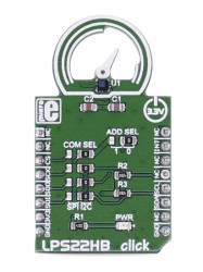 Zestaw rozwojowy czujników, LPS22HB Click