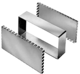 Sheet steel RF enclosure, (L x W x H) 160 x 100 x 35 mm, natural, 622 03 15