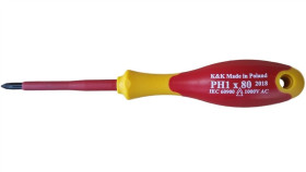 Ph1x80 Wkrętak Makit Śrubokręt Elektryczny Izolowany Vde 1000V Dla Elektryka