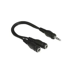 Adapter wtyk 3,5 4-polowe / 2 gniazda 4-pol Vitalco