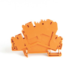 Kostka zaciskowa na szynie DIN Allen Bradley 26 → 10AWGZacisk sprężynowy 1492 25 A, 30 A, 32 A 600 V, 800 V.