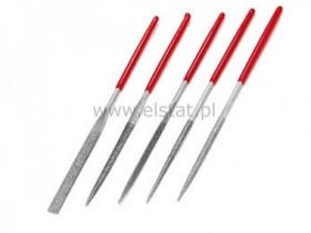 Zestaw 65szt różnych pilników z rękojeścią