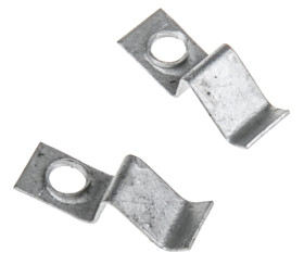 Zacisk sprężynowy Stal ocynkowana średnica otworu 4mm szerokość całkowita 16.5mm UVOX