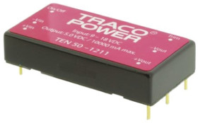 Przetwornica DC-DC, 50W, Uwe 9 → 18 V DC, Uwy 5V dc, Iwy 10A, TRACOPOWER