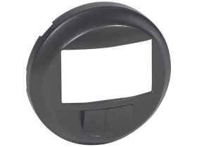 CELIANE Plakietka do wyłącznika automatycznego bez zacisku N z przełącznikiem on/off grafitowa 067926 LEGRAND