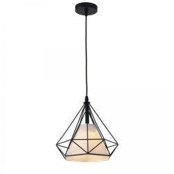 Lampa wisząca Nola czarna 1xE27 Light Prestige