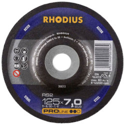 Rhodius 200184 RS2 Grinding Disc 115mm Steel Bore 22.23mm 1 piece Versatile