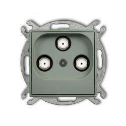 ICON Mechanizm gniazda multimedialnego 3F DATA (Vectra) szałwiowy 61IGMV