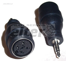 Wtyk Jack 3,5mm stereo - gniazdo słuchawkowe