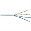 Przewód kat.5E U/UTP drut, wewnętrzny, szary, PVC 4x2x24AWG 305m