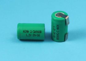 2/3A 17,0x27,5 1,2V/900mAh Ni-MH