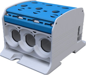 Złączka szynowa gwintowa Al/Cu STB 95-3 (87560) SIMBLOCK niebieski 81103003