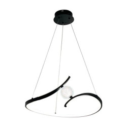 Lampa wisząca PERLA BLACK 34W LED ML1177 Milagro