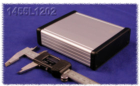 Aluminum enclosure, (L x W x H) 120 x 103 x 31 mm, natural, IP54, 1455L1202