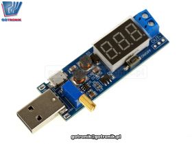 Przetwornica podwyższająca z woltomierzem i USB