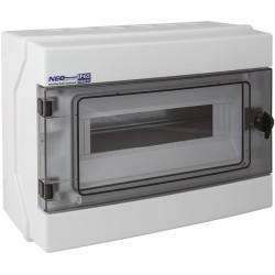 Rozdzielnica hermetyczna modułowa (500V AC, 1000V DC) 1x12 natynkowa (N+PE) IP65 RH-12 ELEKTRO-PLAST OPATÓWEK