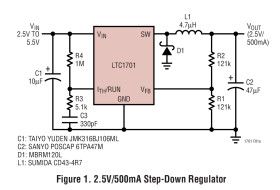 1MHz Step-Down DC/DC Converter in SOT-23