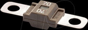 MDP070 Car fuse, midiOTO, 70 A, 58 V, brown