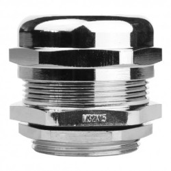 M32 Dławnica dławik metryczny 18-25mm IP68 mosiądz niklowany DGN 3206