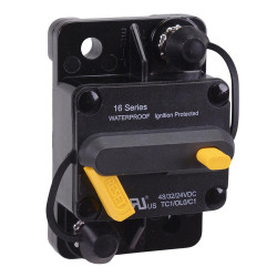 70A Surface Mount Switchable Manual Reset On-Off Circuit Breaker IP66